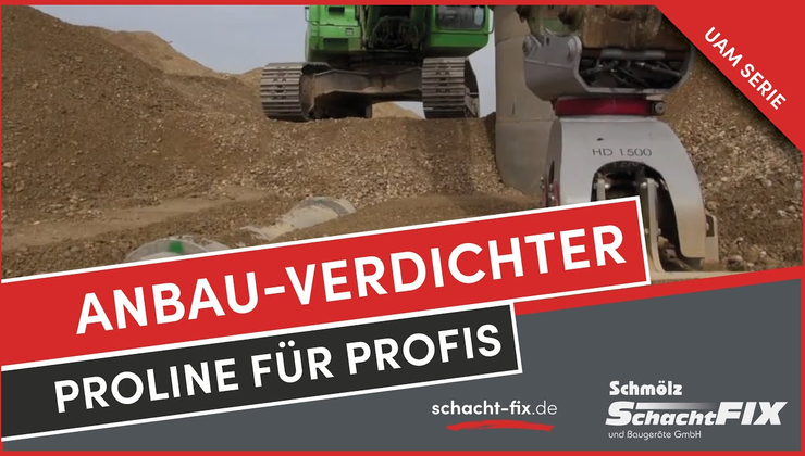 UAM Proline Anbauverdichter: Maximale Verdichtung für OilQuick & LikuFIX
