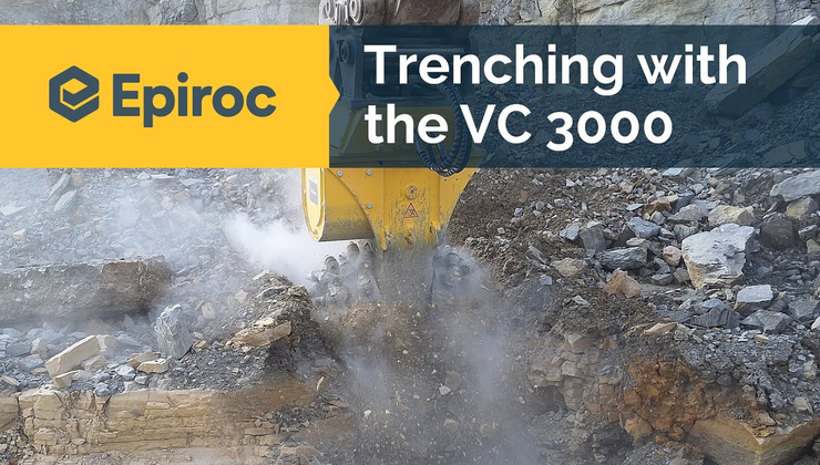 New VC 3000 trenching application