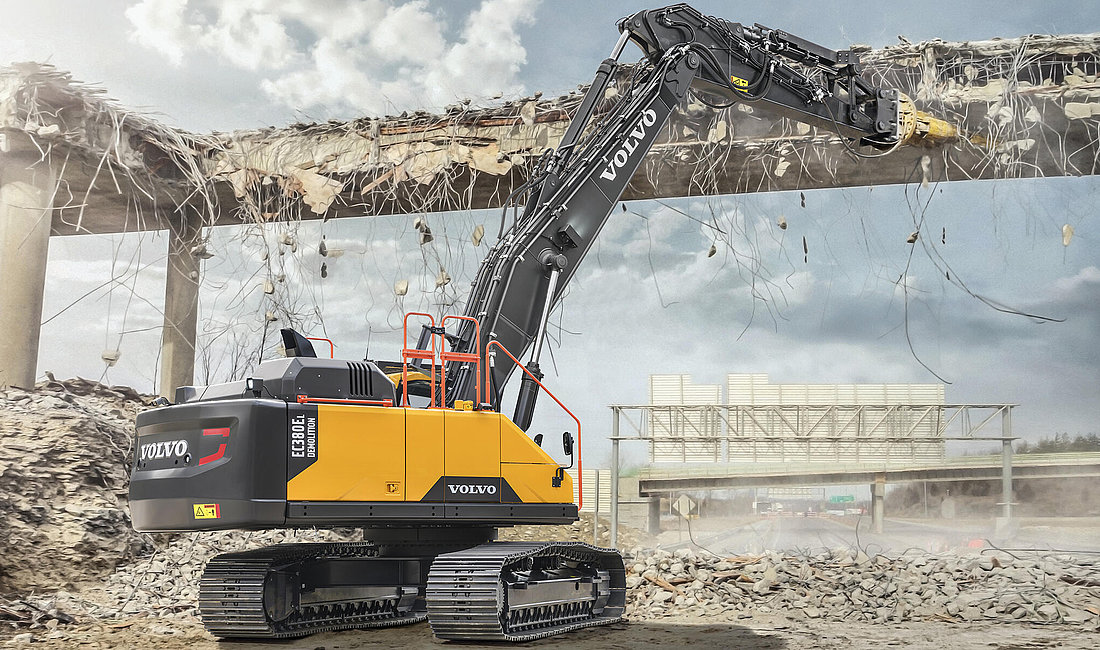 EC380E Straight Boom