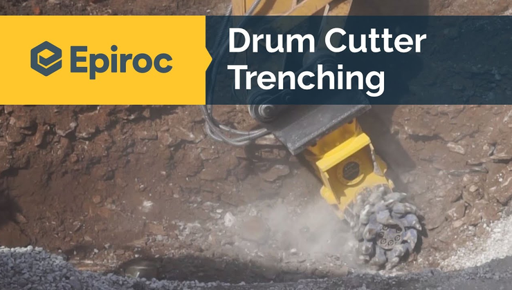 Drum Cutter ER 650 trenching