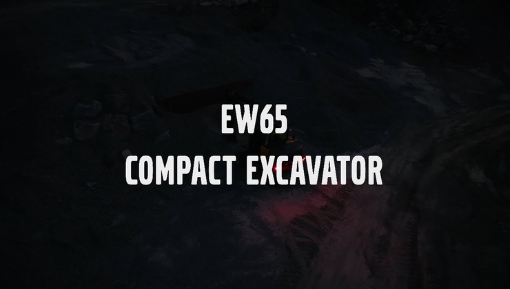 Volvo EW65 compact wheeled excavator : Travel Fast. Work Precise. Earn More. | Built for Tomorrow.