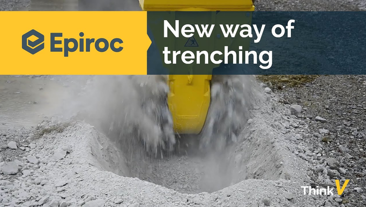 New way of trenching with the VC 2000 V Cutter