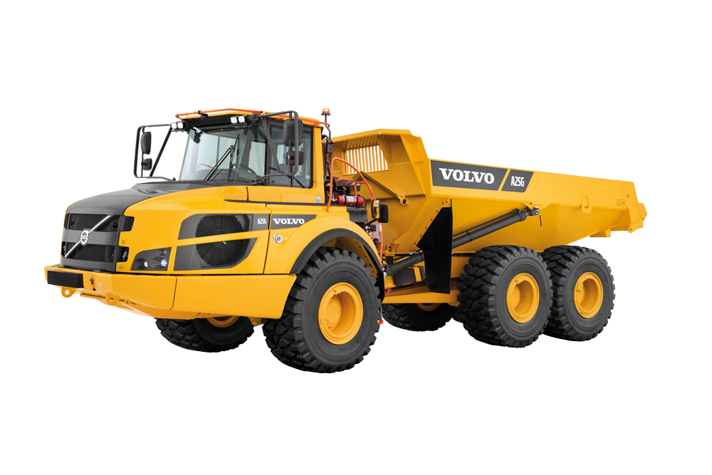 Knickgelenkte Dumper